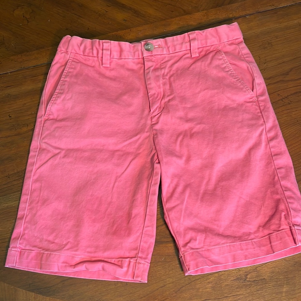 Boys, Vineyard Vines, salmon colored dress shorts size 12